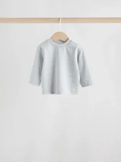 Bleu - Lot de 4 t-shirts à manches longues bébé (0mois2ans)