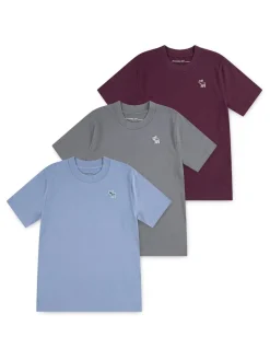 Bleu - Lot de 3 t-shirts Abercrombie & Fitch à manches courtes