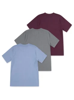 Bleu - Lot de 3 t-shirts Abercrombie & Fitch à manches courtes