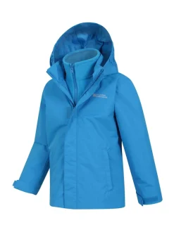 Bleu - Mountain Warehouse Fell Kids 3 In 1 Veste résistante à l'eau