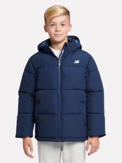 Bleu - New Balance Large doudoune Baffle