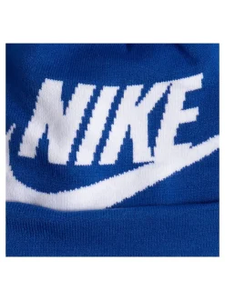 Bleu - Nike ensemble bonnet et gants à pompons Swoosh