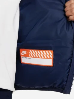 Bleu - Nike Veste à capuche avec doublure synthétique