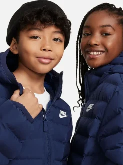 Bleu - Nike Veste à capuche avec doublure synthétique