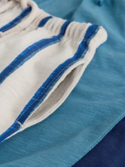 Bleu - Pack de Joggings Rayure 3 (3mois-7ans)