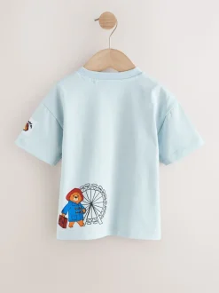 Bleu - Paddington Bear T-shirt Manches courtes (3mths-8yrs)