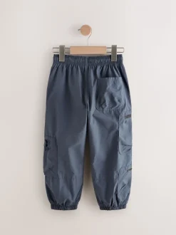 Bleu - Pantalon à poche zippée Cargos (3-16ans)