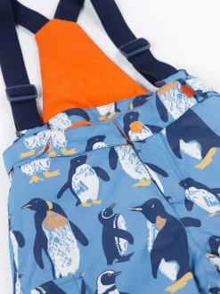 Bleu - Pantalon Frugi neige et ski