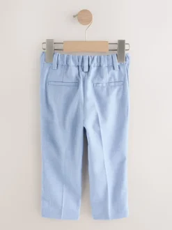 Bleu - Pantalons élégants (3mois-7ans)