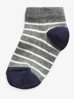 Bleu - Paquet de chaussettes de sport en coton riche 7