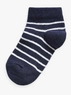 Bleu - Paquet de chaussettes de sport en coton riche 7