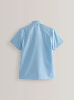 Bleu - 2{Paquet de chemises scolaires Manches courtes (3-17ans)