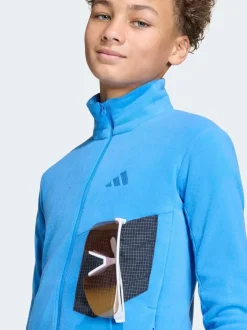 Bleu - Polaire adidas Terrex zippée