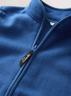 Bleu - Polaire Clarks unisexe zippée