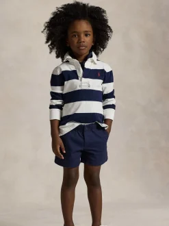 Bleu - Polo Ralph Lauren Short chino Prepster Flex Abrasion en sergé
