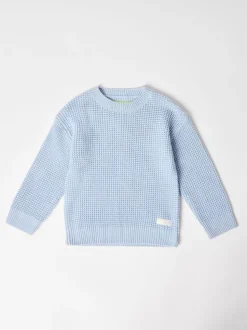 Bleu - Pulls GEN Col rond souple