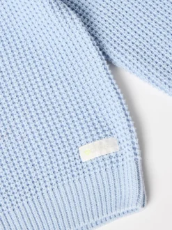 Bleu - Pulls GEN Col rond souple