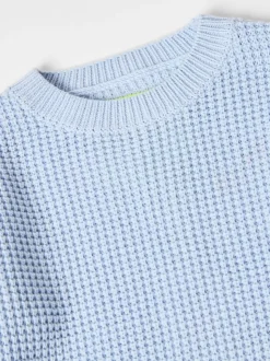 Bleu - Pulls GEN Col rond souple