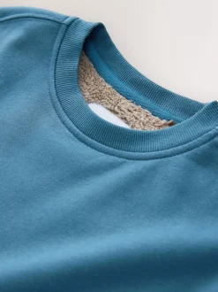 Bleu - Pyjama simple en laine polaire (3-16yrs)