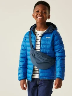 Bleu - Regatta Veste déperlante Marizion mi-épaisse à capuche Junior