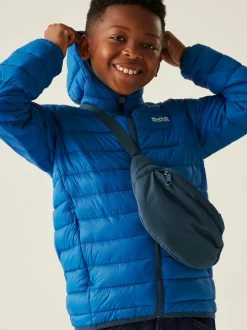 Bleu - Regatta Veste déperlante Marizion mi-épaisse à capuche Junior