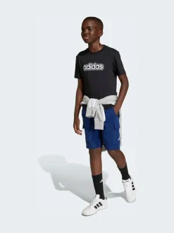 Bleu - Short cargo adidas Essentials pour enfant
