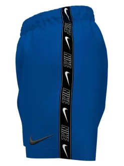 Bleu - Short de volley Nike Swim Logo Tape 4 Inch