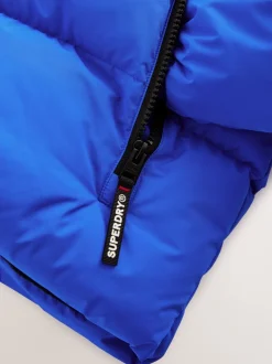 Bleu - Superdry Sports Puffer Coat
