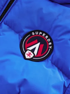 Bleu - Superdry Sports Puffer Coat