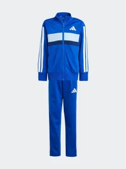 Bleu - Survêtement adidas Essentials Tiberio 3-Rayures pour petits enfants