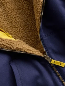Bleu - Sweat à capuche Boden Borg réversible