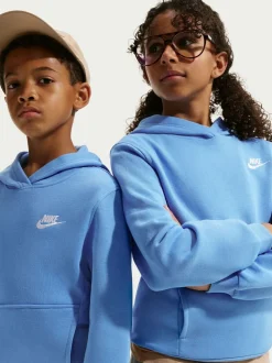 Bleu - Sweat à capuche Nike Club en polaire à enfiler