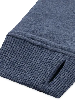 Bleu - Sweat à capuche zippé avec logo Abercrombie & Fitch