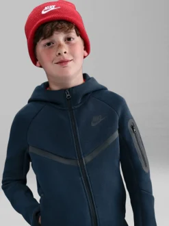 Bleu - Sweat à capuche zippé Nike Tech Fleece