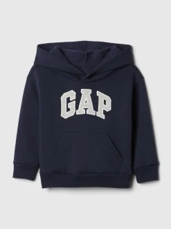 Bleu - Sweat à capuche zippé à logo Gap décontracté (6mois à5ans)