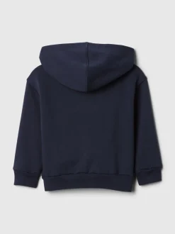Bleu - Sweat à capuche zippé à logo Gap décontracté (6mois à5ans)