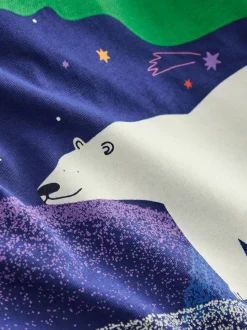 Bleu - T-shirt Boden glow à manches longues