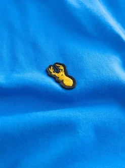 Bleu - T-shirt brodé Manches courtes Stag 4 Pack (3-16ans)