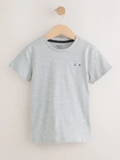 Bleu - T-shirt Manches courtes 5 Pack (3mois-7ans)