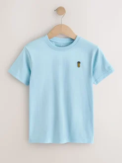 Bleu - T-shirts décontractés color block à manches courtes Lot de 3 (3-16ans) (3-16ans)