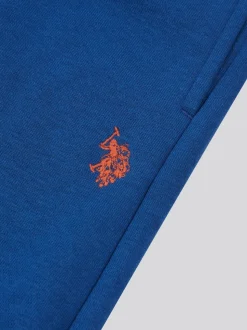 Bleu - U.S. Polo Assn. Ensemble Sweat-shirt Col rond et Survêtement Double Horsemen