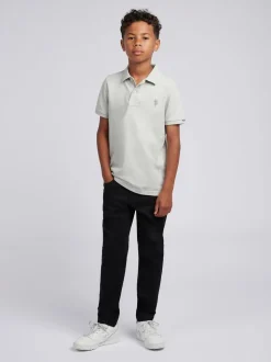 Bleu - U.S. Polo Assn. Pantalon Bedford en velours côtelé 5 poches
