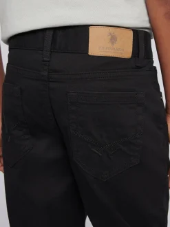 Bleu - U.S. Polo Assn. Pantalon Bedford en velours côtelé 5 poches