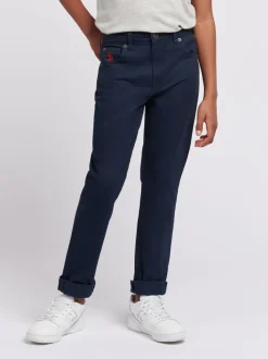 Bleu - U.S. Polo Assn. Pantalon Core 5 poches