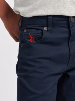 Bleu - U.S. Polo Assn. Pantalon Core 5 poches