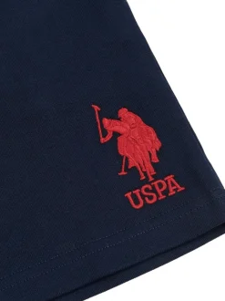 Bleu - U.S. Polo Assn. Shorts de survêtement Garçons 100% coton Player 3