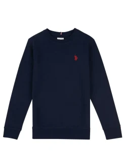 Bleu - U.S. Polo Assn. Sweat-shirt Double Horsemen Garçons