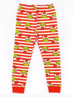 Bleu - Vanilla Underground The Grinch Garçons Manches longues Long Leg 100% Cotton Pyjamas Noël Set