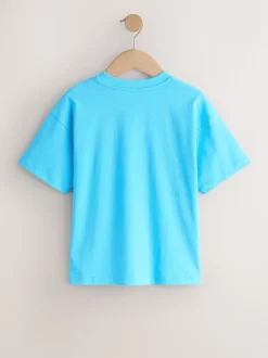 Bleu aqua - T-shirt Manches courtes (3-16ans)