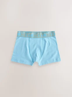 Bleu avec ceinture Or - Lot de 7 boxers (2-16ans)